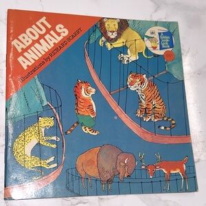 About Animals by Richard Scarry Book vintage